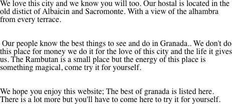 We love this city and